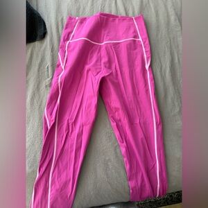 Aoxjox Athletic Leggings with White Trim